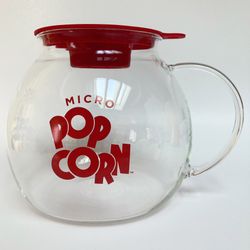 Laroma Micro-Pop Microwave Glass Popcorn Popper - 3 Quart