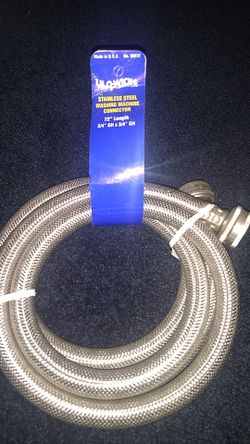 Stainless steel washing machine connector