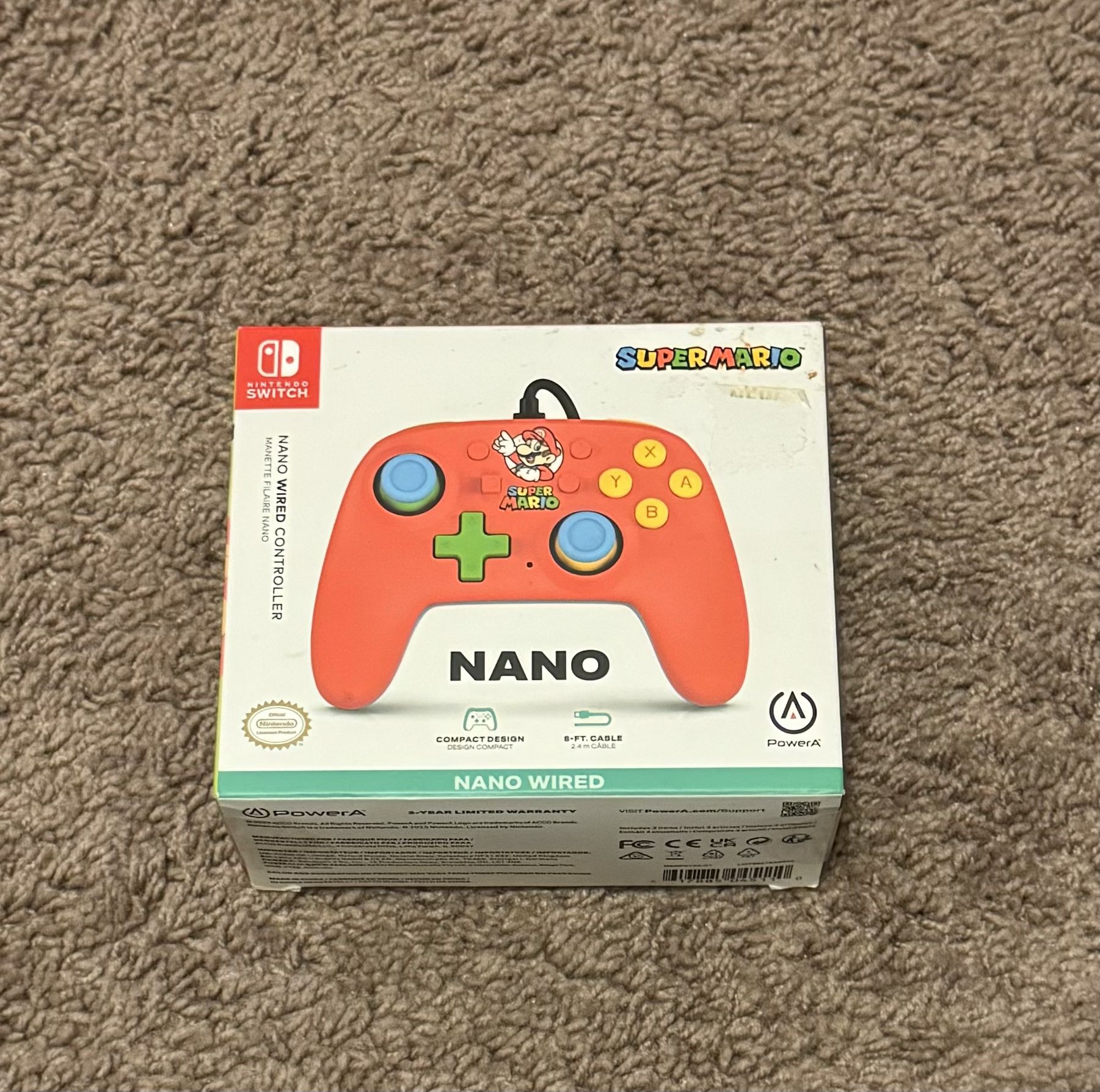 Super Mario Nano Nintendo Switch Controller
