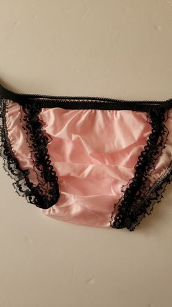 Peach and Black bikini panty