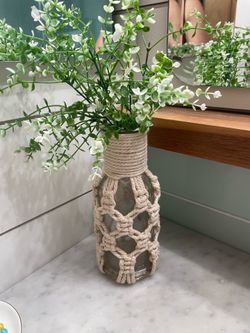 Boho flower vases