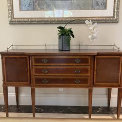 English Style Sideboard, Spruce, Second Half of 20th Century