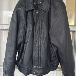 Men’s Leather Jacket Vintage Great Perfect Quality L
