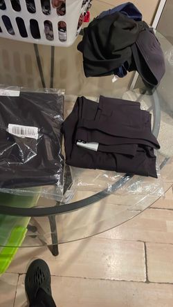 Two pair of extra large black leggings from Kohl’s