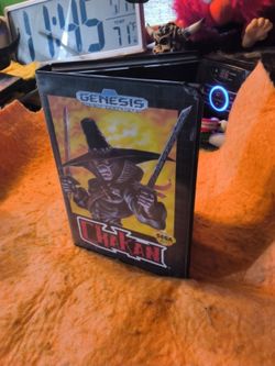 CIB 92 Sega Genesis video game Chakan the forever man