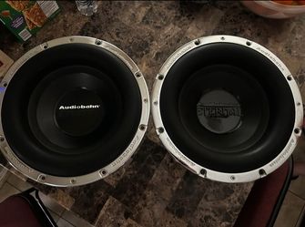 2 12” AudioBahan subwoofers in excellent condition
