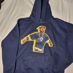 Tupac Rams Hoodie Size XXL