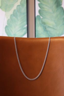 4mm Cuban Link Chain - 925 Sterling Silver