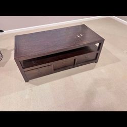 Coffee wood table