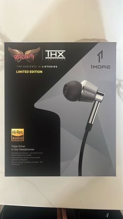 THX 1More triple driver in ear headphones - AEROSMITH