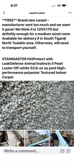 New carpet