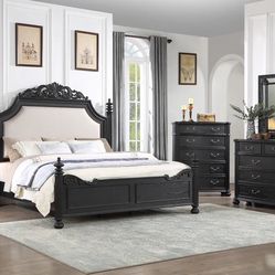 Kingsbury Espresso Bedroom Set - King /Queen - Best Prices