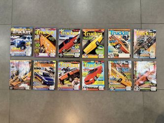 12 Truckin' Magazines 2000-2003 (23 To 25 Years Old In Great Shape!) Great For Christmas!