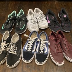 Women’s Nike And Vans Sneakers $25 Each