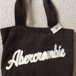 🤎 New Abercrombie Tote Bag, Abercrombie Book Bag,  