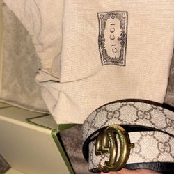 GUCCI GG Marmont Reversible Belt