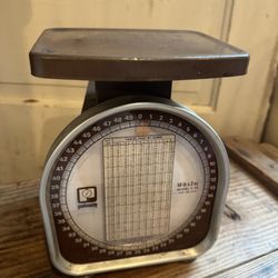 Vintage Pelouze Y-50 50 LB 1978 Kitchen Postal Scale