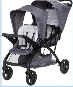 Baby Trend Sit N' Stand® Double 2.0 Stroller, Dash Grey.