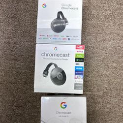 Google Chromecast Brand New Sealed With 1 Year Warranty 