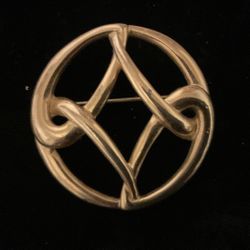 Vintage Gold Tone Brooch By Monet 