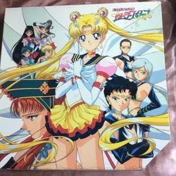 Sailor Moon Superstars Japanese Anime trading cards and laser discs