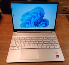 Fixed Price: HP Notebook 15.6" Touch Laptop AMD Gold/ 8GB/ 256GB SSD Win 11 #6373