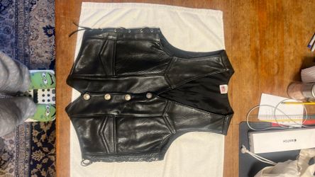 Vintage Harley Davidson Leather Vest