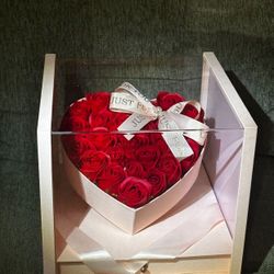 Roses Shaped As A Heart 