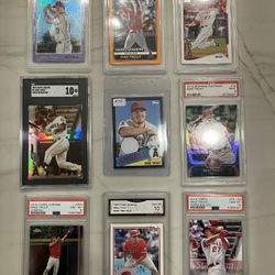 Graded Mike Trout Baseball Card collection 