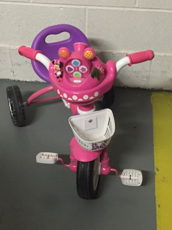 minnie mouse bike with sidecar