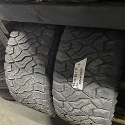 2 USED LT 351250R20  Venom AT 10 ply tires for $180 installed and balance.  351250R20 35 12.50 20 35 x 12.50 R 20 3512.50R20 35 12.50 R 20 35/1250/20 