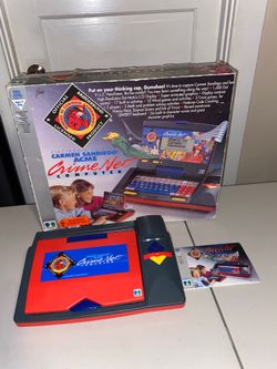 Electronic Talking Carmen Sandiego Acme Crime Net Computer Game SCREEN DAMAGED