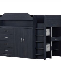 Loft Twin Bed With Storage 