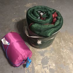 Sleeping Bag Adult And Child- Like New