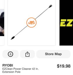 RYOBI EZClean Power Cleaner 42 in. Extension Pole
