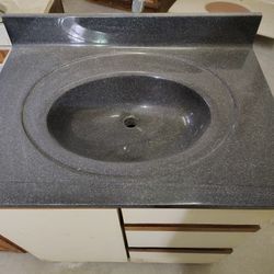 31 Inch Flare Grey Granite 