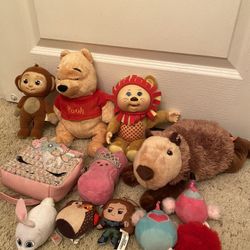 Assorted Plush Toys See Pictures