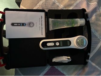 Portable 3MHz Ultrasound Therapy Massager Device with Gel & Carrying Case