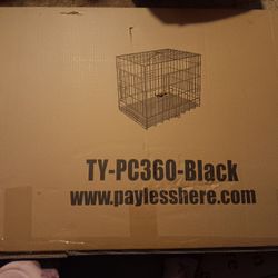 Black Dog Crate