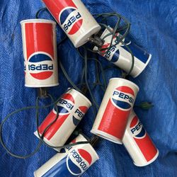 Vintage Pepsi Patio Lights.