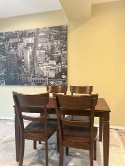 Dining set solid wood