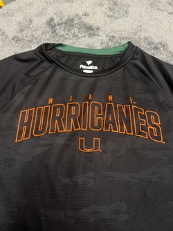Fanatics Miami Hurricanes Long Sleeve Shirt Size XL