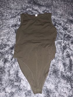 Olive green bodysuit