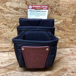Occidental Leather 9402 DOUBLE CLIP-ON POUCH