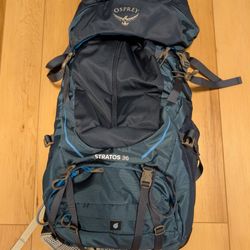 New Osprey Stratos 36 Backpack M/L