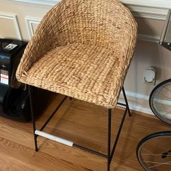 Wicker Barstool