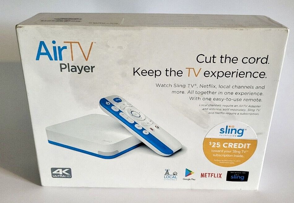 AirTV Sling Tv 4K Ultra HD Streaming Media Player