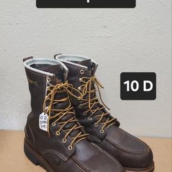Thorogood Work Boot Size 10 D STEEL MOC TOE 