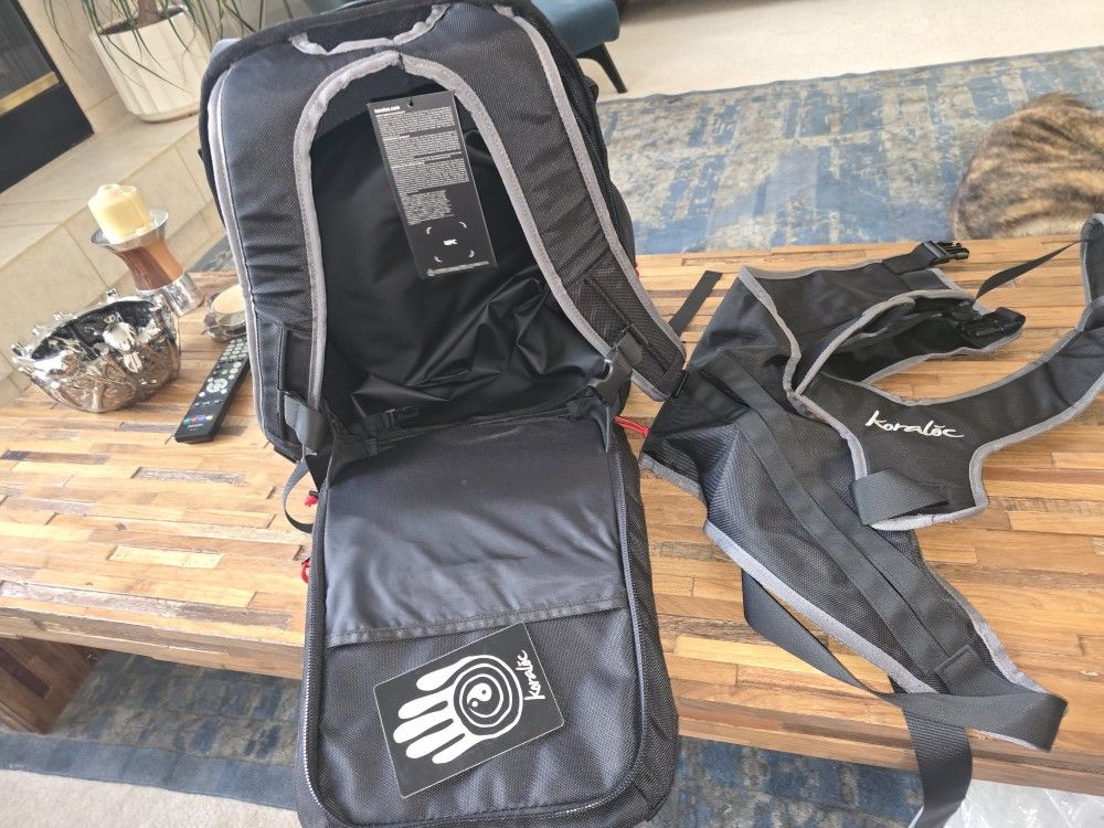 Koraloc Surf Backpack Hands Free Surfboard Bag, Holds Up to 3