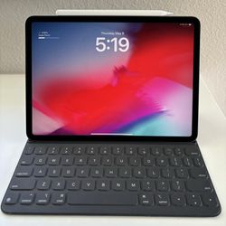 Apple iPad Pro (11-inch) Wi-Fi 64GB with Pencil and Smart Keyboard Folio